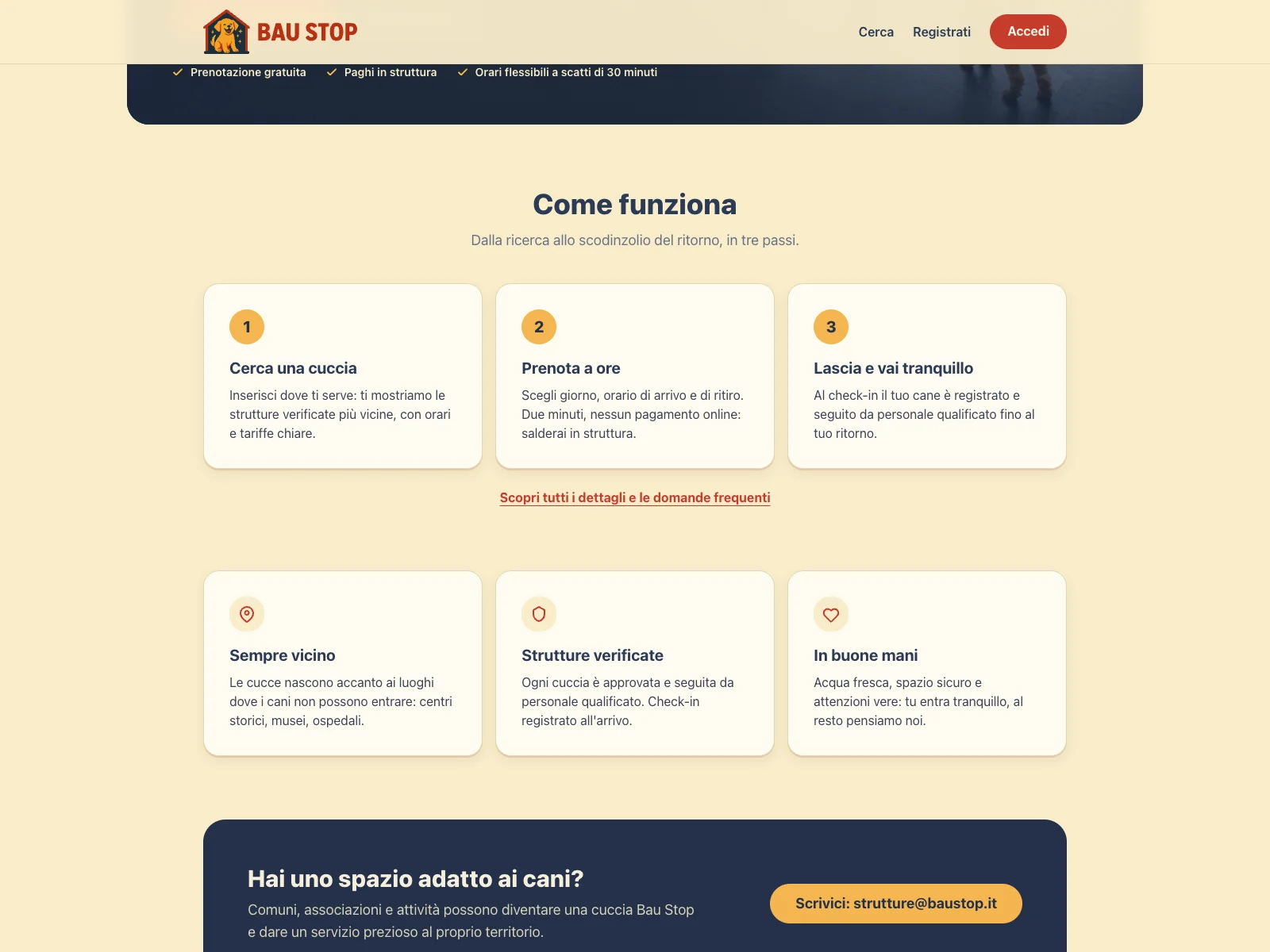 Baustop, versione desktop: come funziona