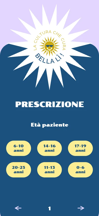 Bellalì, versione mobile: prescrizione e fascia di età