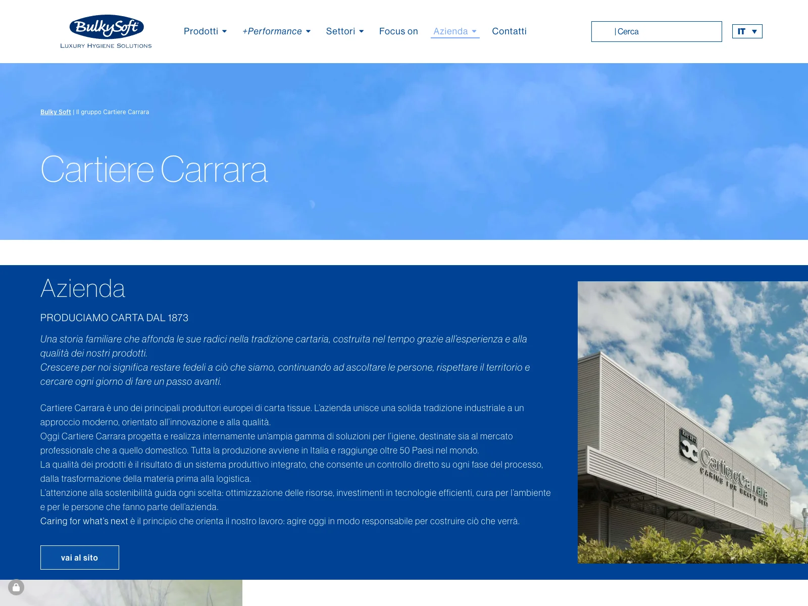 Bulkysoft, versione desktop: presentazione del gruppo Cartiere Carrara