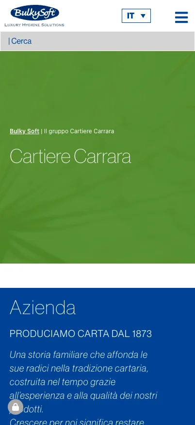 Bulkysoft, versione mobile: presentazione del gruppo Cartiere Carrara