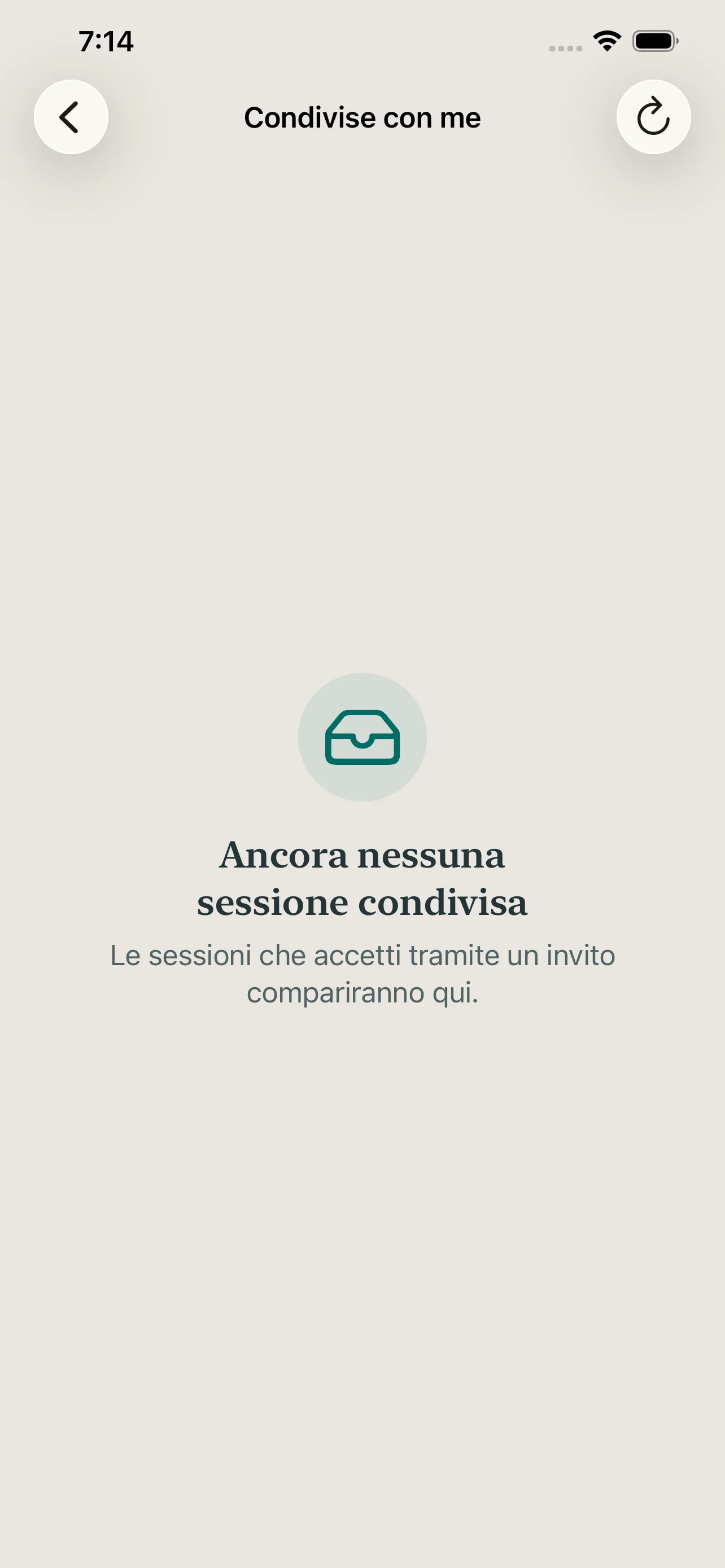 Manent, versione mobile: contenuti condivisi