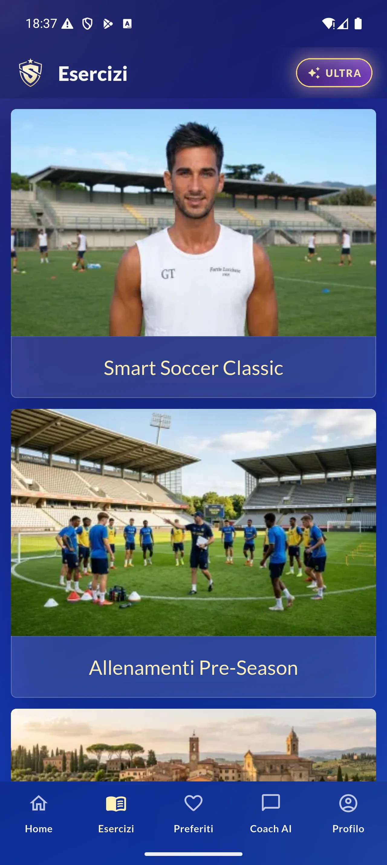 Smart Soccer Revolution, versione mobile: catalogo delle esercitazioni