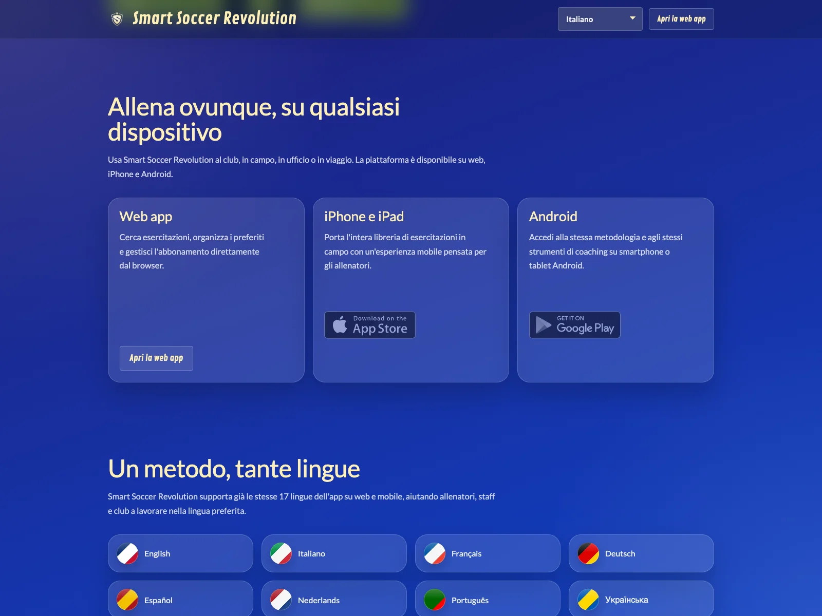 Smart Soccer Revolution, versione desktop: piattaforme disponibili