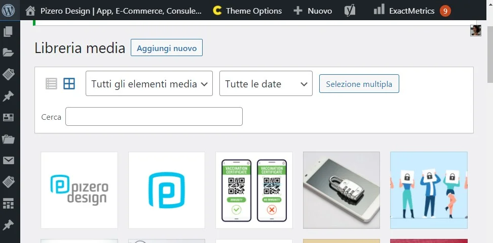 trasformare un sito da html a wordpress - pizero design - 1